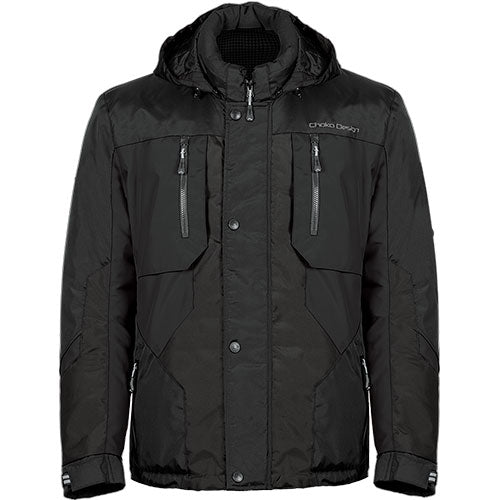 Core Choko coat with detachable hood black gr: M -195123