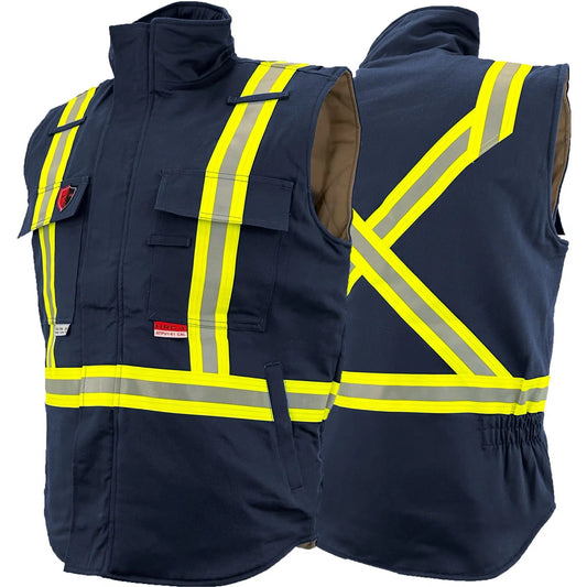 VESTE ISOLÉ D'HIVER ATLAS FR MARINE GR.M  2194NB-M