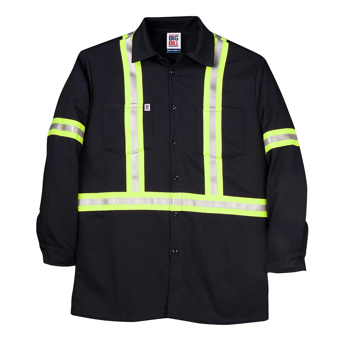 CHEMISE BIG BILL BLEU MARIN B/R    235BF-B