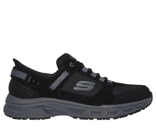 SOULIER SKECHERS SLIPS INS RELAXED OAK CANYON NOIR   237450-BKCC