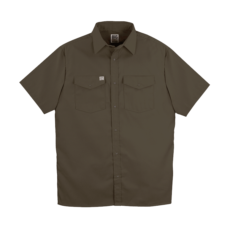 Work Shirt (Snap Buttons) Short Sleeve BIG BIL 237