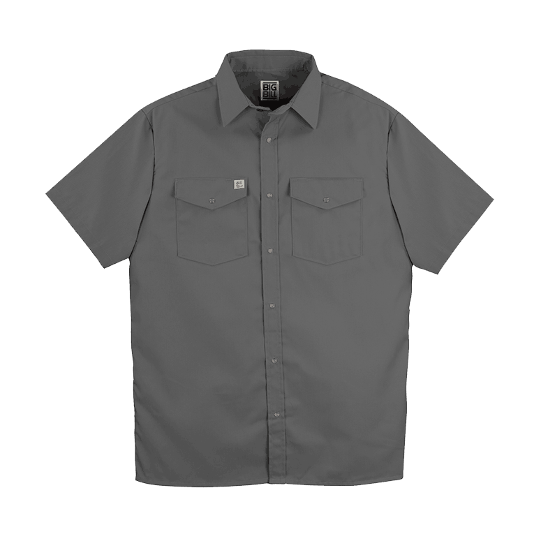 Work Shirt (Snap Buttons) Short Sleeve BIG BIL 237