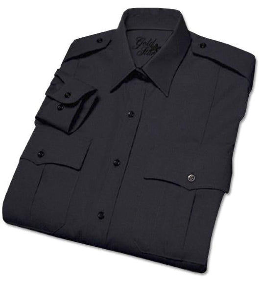 CHEMISE MILITAIRE FEMME NOIRE M/C GOLDSTAR       83AEL-WMC