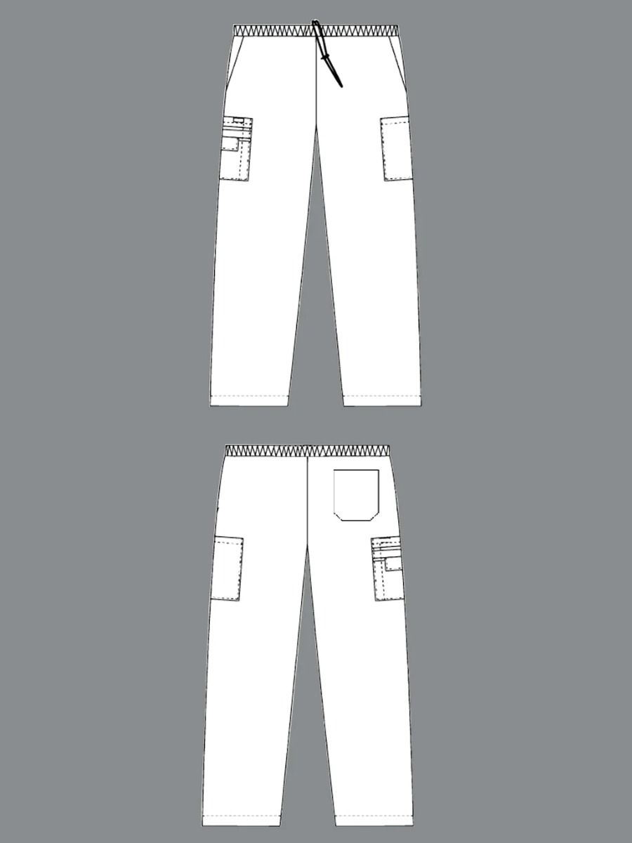 PANTALONS 5 POCHES BLANC GR: 4XL   307P-W-4XL