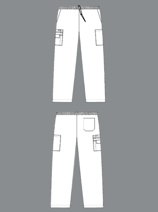 PANTALONS 5 POCHES BLANC GR: 4XL   307P-W-4XL