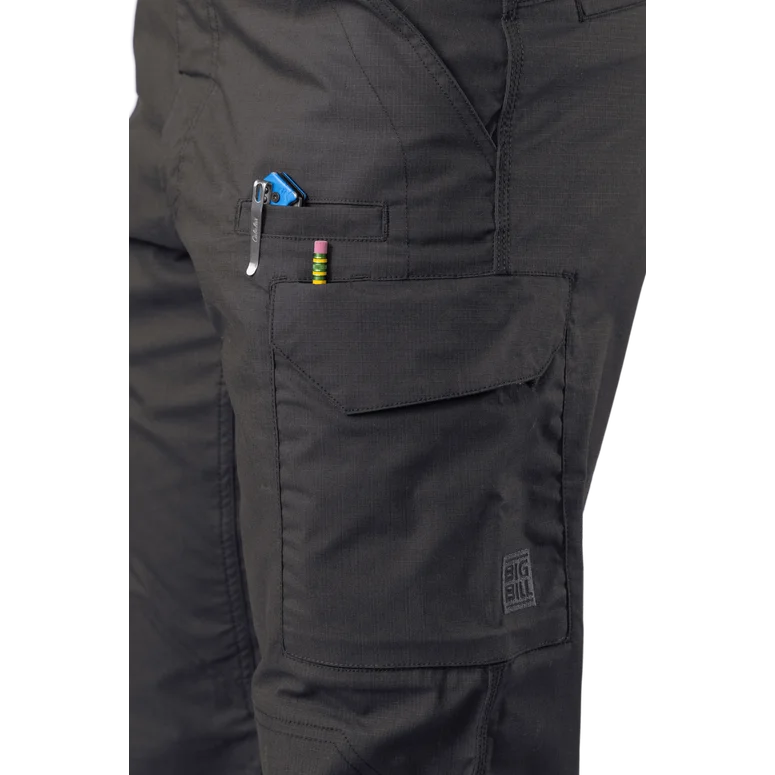 Pantalon Cargo Tactique Duraflex Noir Big Bill - 3179-BLK