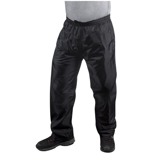 PANTALON IMPERMEABLE ULTRALEGER DANS UNE POCHE NOIR  8539