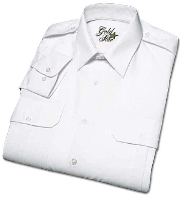 CHEMISE BLANCHE POUR FEMME MANCHE LONGUE GR. M  82EL-WML-M