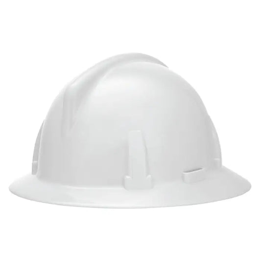 CASQUE SÉCURITÉ MSA BORDURE COMPLÈTE, ROCHET, BLANC 475393