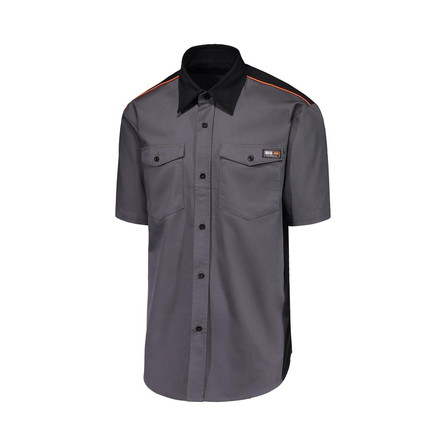 CHEMISE M/COURTE 10/4 GRISE     25-650-GRIS