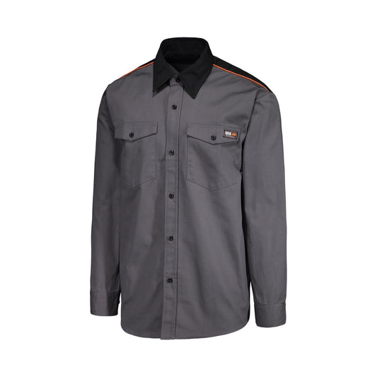 CHEMISE M/LONGUE 10/4 GRISE  25-750-GRIS