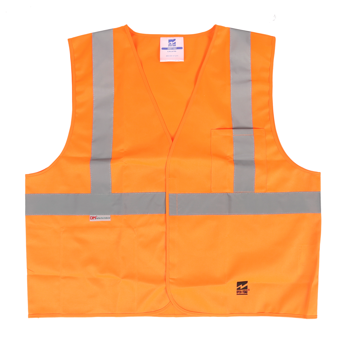 Open Road® Solid Safety Vest 6106BK