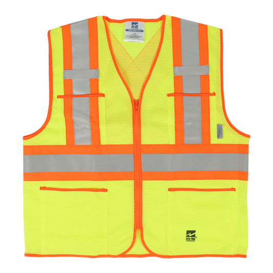 Open Road® Zipper Safety Vest 6112