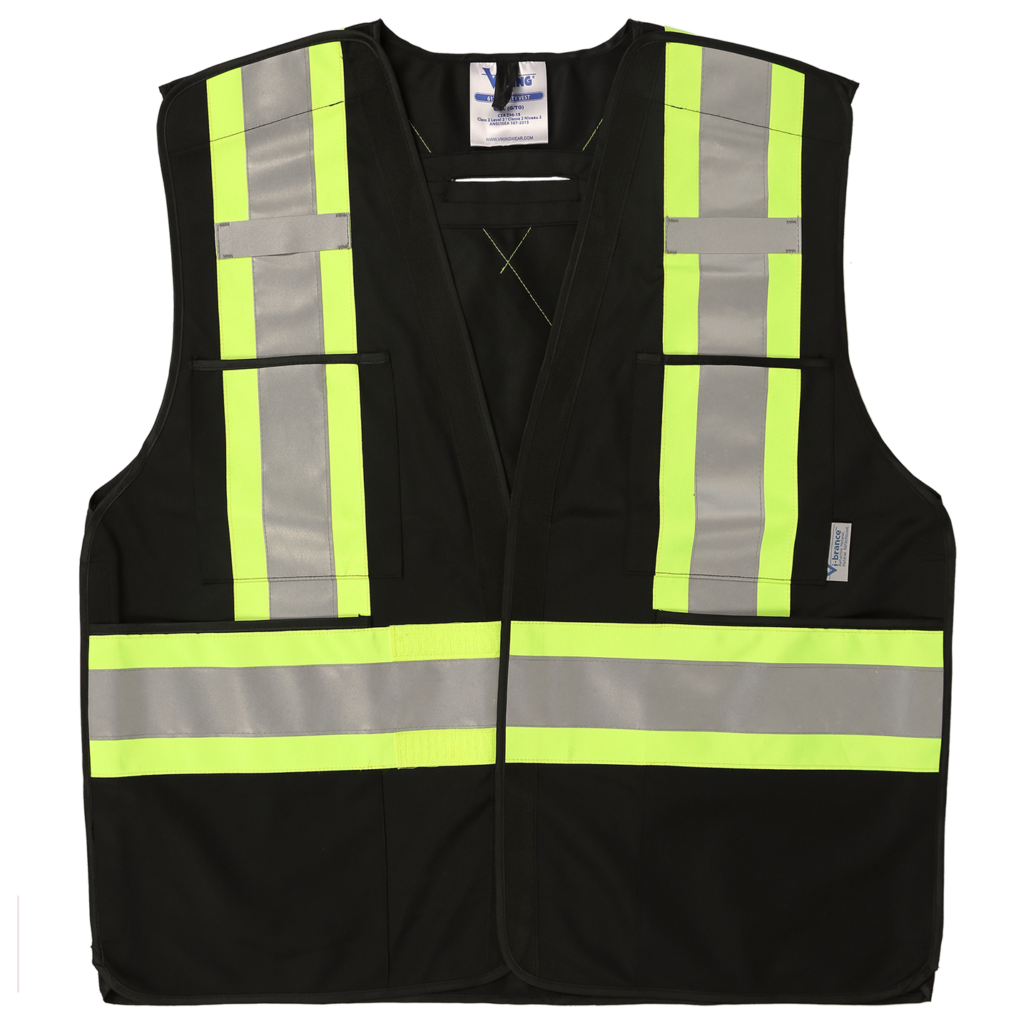 Viking® 5pt. Tear Away Safety Vest 6135BK