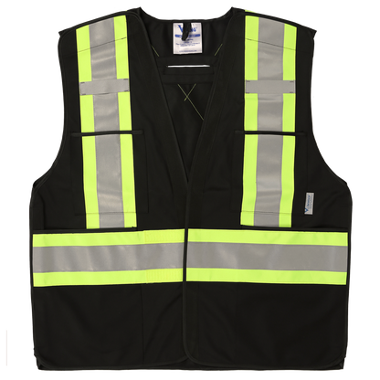 Viking® 5pt. Tear Away Safety Vest 6135BK