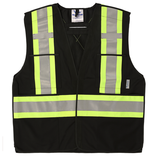 Viking® 5pt. Tear Away Safety Vest 6135BK