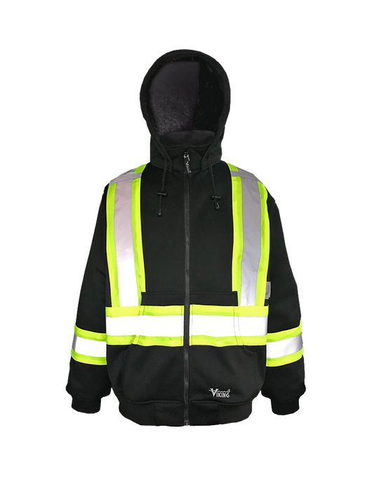 Viking® Cotton-Lined Safety Hoodie 6421BK