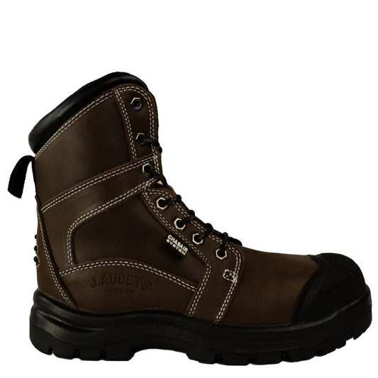 BOTTE J.AUDET EN CUIR SANS ISOLATION BRUNE GR.8   C502BR-8