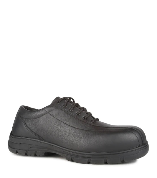 Acton Black Leather Fairway Work Shoes - A9263-11 