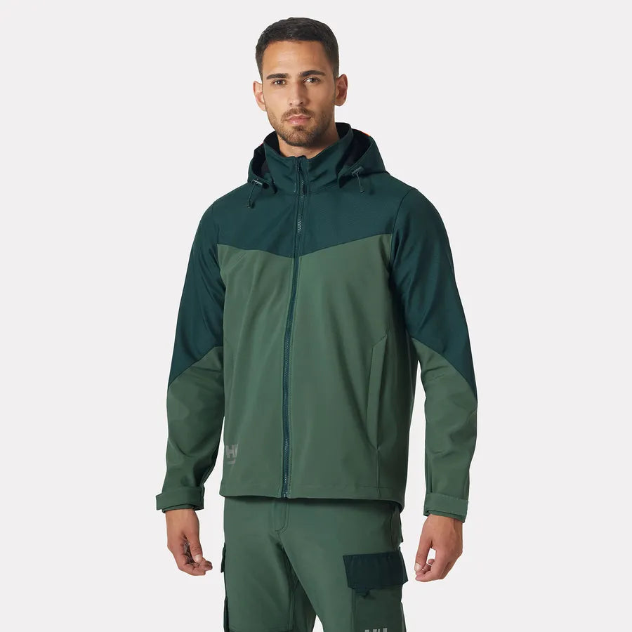 MANTEAU HH OXFORD H. SOFT JACKETS SPRUCE/D.SPRUCE    74290-474