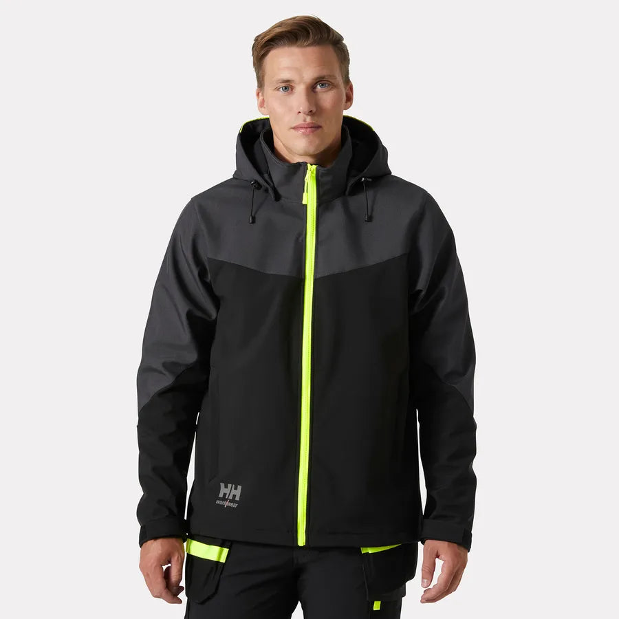 MANTEAU HH OXFORD H. SOFT JACKETS BLACK/EBONY    74290-999