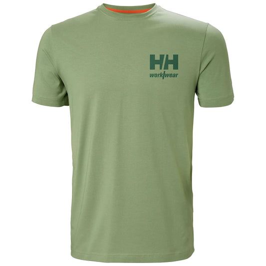 T-SHIRT HELLY HANSEN VERT AVEC LOGO GR.S   79261-460-S