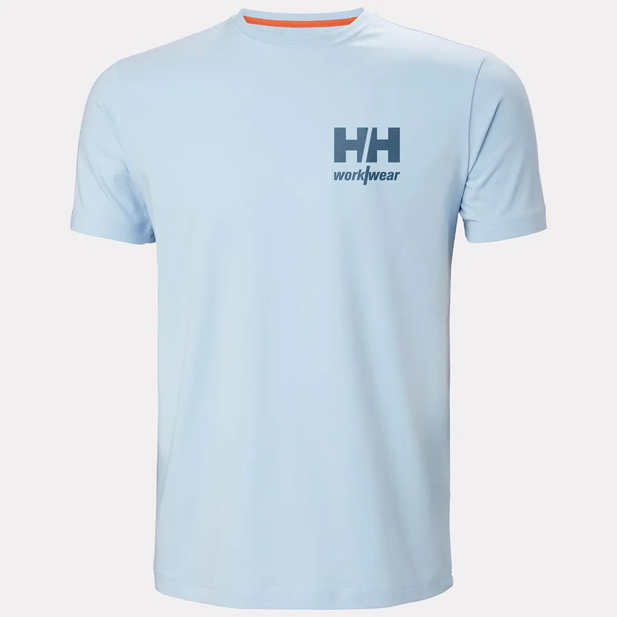 T-SHIRT HELLY HANSEN BLANC AVEC LOGO  79261-901-
