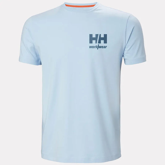 T-SHIRT HELLY HANSEN BLANC AVEC LOGO  79261-901-