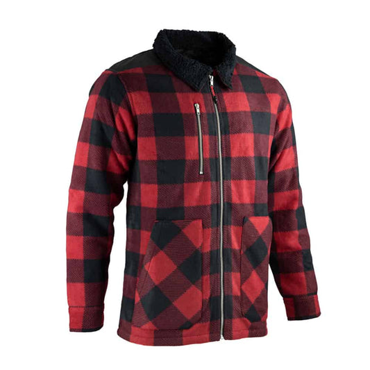 CHEMISE MATELASSÉ HUGOSTRONG EPAISE ROUGE - ERABLE