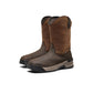Botte de travail imperméable KEEN Flatland Pull-On bout souple | Bison/Noir #1031452