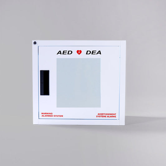 CABINET MURAL POUR DEA EN ACIER BLANC AVEC ALARME   CAB-DEA