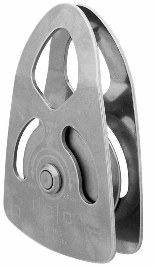 POULIE SIMPLE ISC MED PRUSIK EN ACIER INOX    RP063D1