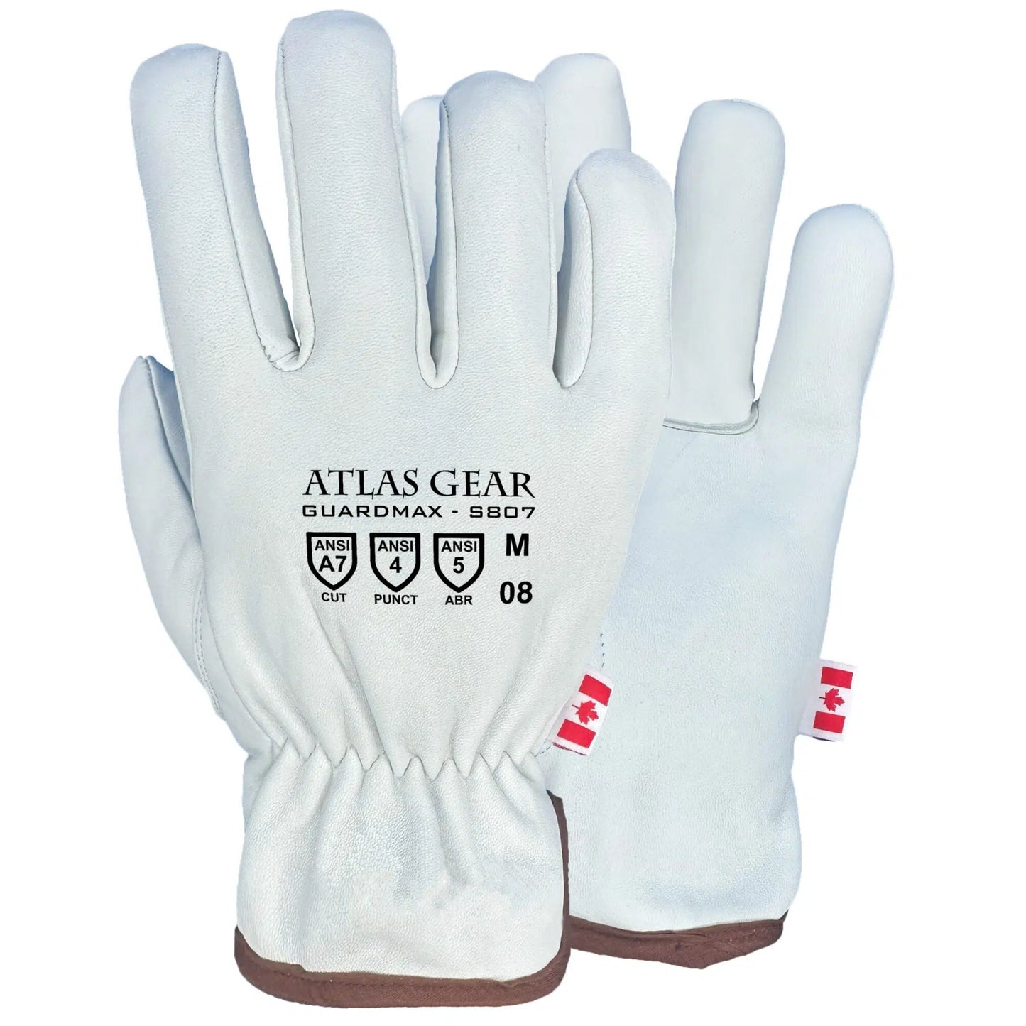 GANT D'HIVER UTILIT. EN CUIR ATLAS GUARDMAX 16oz     W807