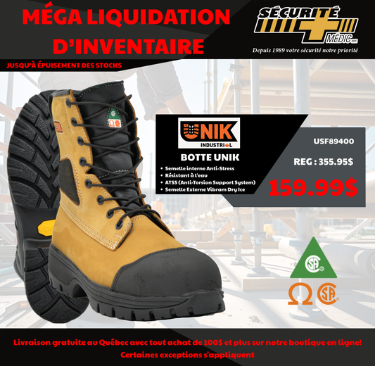 BOTTE DE TRAVAIL UNIK TAN  USF89400