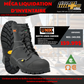 BOTTE DE TRAVAIL CSA UNIK CHEMIK 8" TECHNO FIBRE NOIR  USF89501