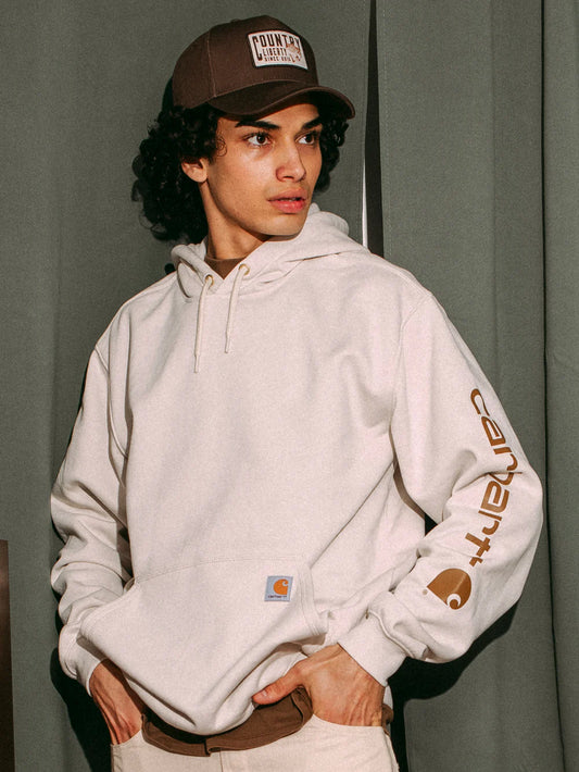 CHANDAIL CARHARTT À CAPUCHON MALT    K288-W03