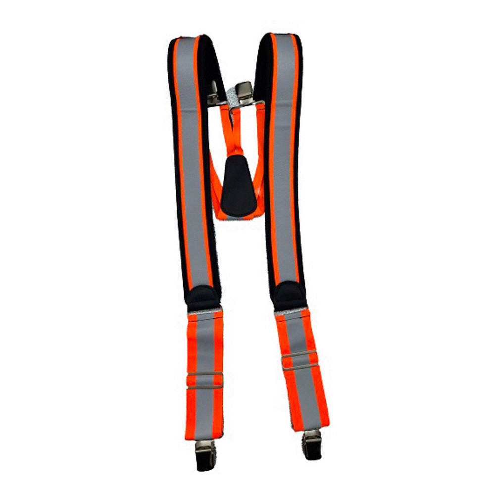 BRETELLES 2``ULTRA CONFORT PINCES MÉTAL HI VIZ ORANGE  SF3515