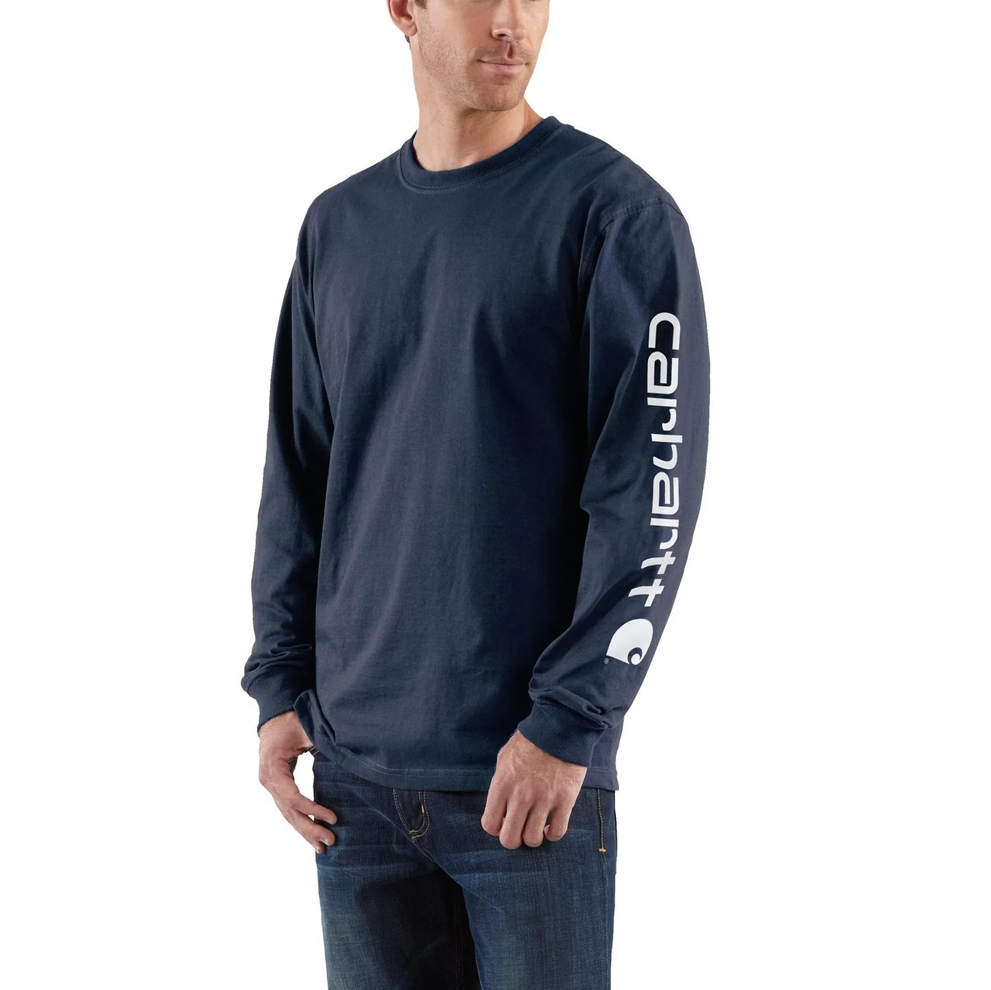 CHANDAIL CARHARTT M/L LOGO CARHARTT SUR MANCHE DVO