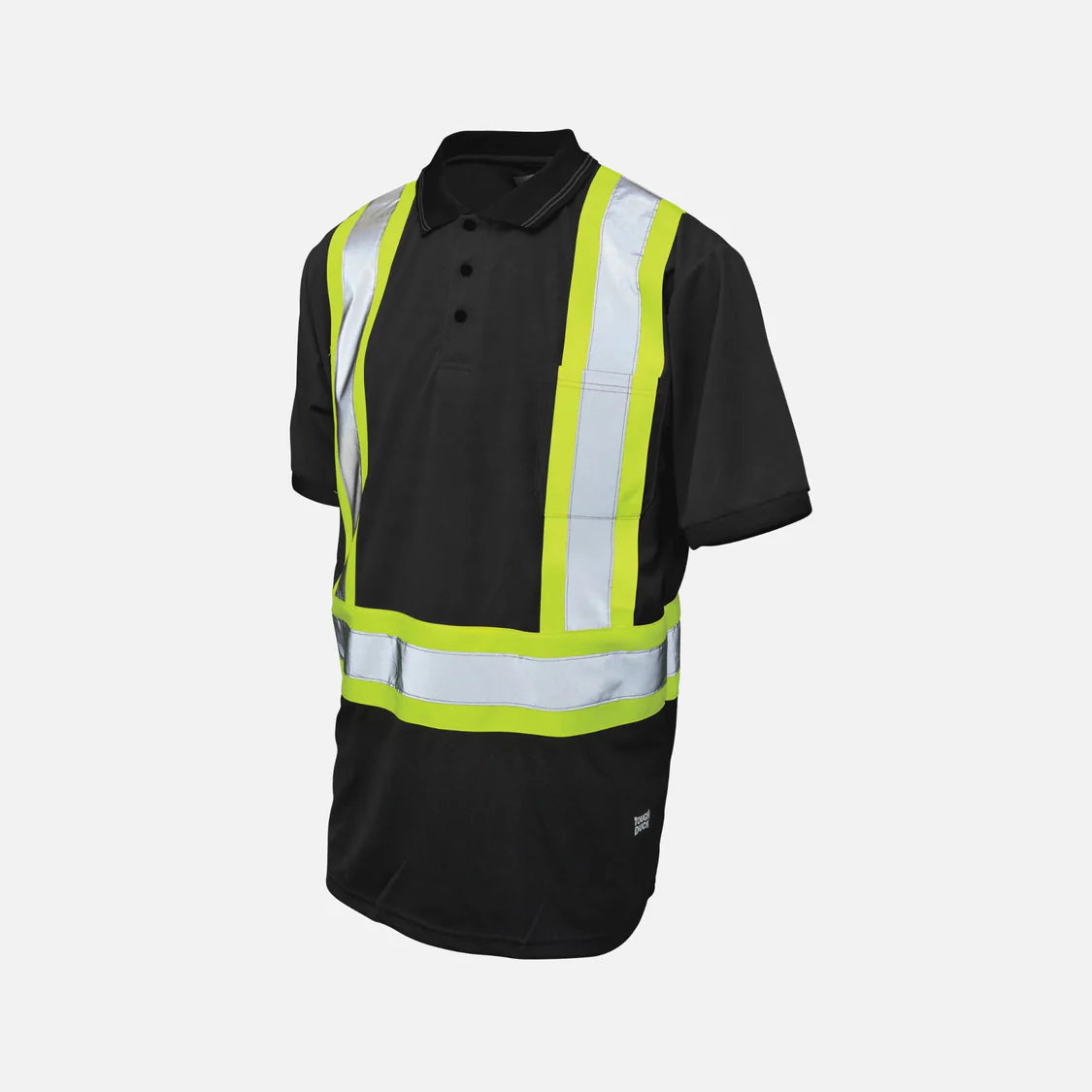 POLO SÉCURITÉ TOUGH DUCK MANCHE COURTE EN MAILLE NOIR  ST17-NOIR