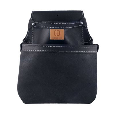 Leather studded bag, 2 pockets - DM-350-A