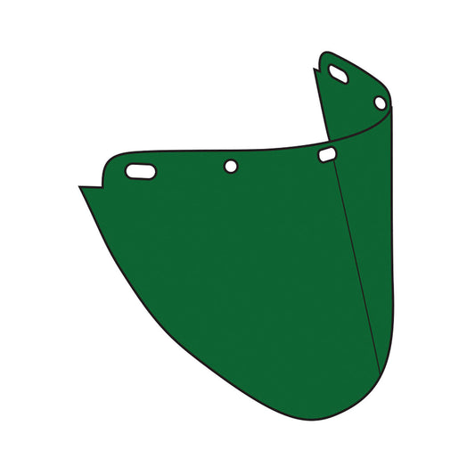 VISIERE ASPHERICAL POLYCARBONATE VERTE (FORMÉ)   EP816PFG-40