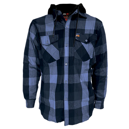 Chemise stretch doublée avec capuche, Style : JOE