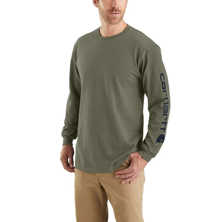 CHANDAIL CARHARTT M/L LOGO CARHARTT SUR MANCHE DVO