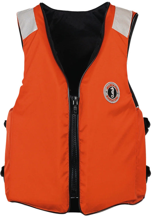 VESTE DE FLOTAISON CLASSIC INDUSTRIEL B/RFL ORANGE GR:L   MV3196T2-2-L-281