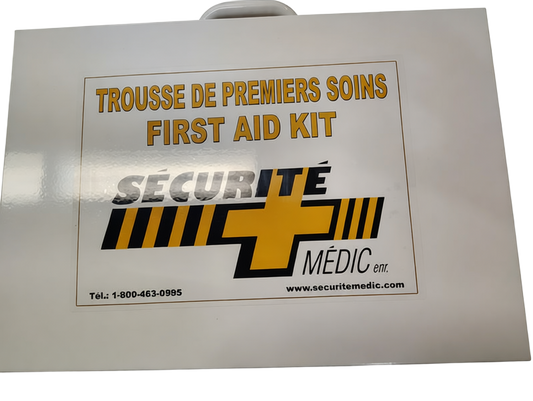 TROUSSE DE 1ER SOINS CSA TYPE 3 GRANDE BTE EN MÉTAL(51-100)