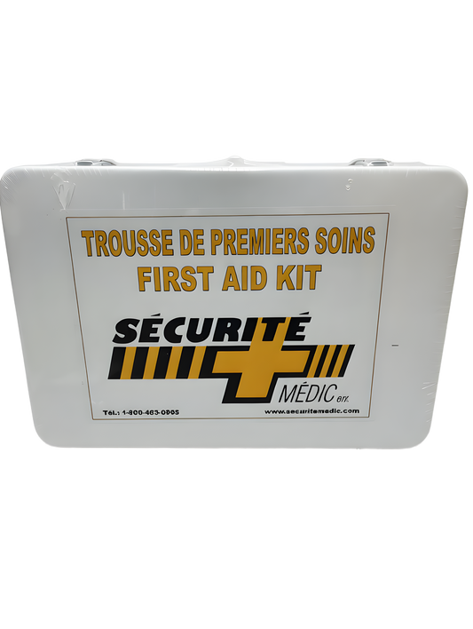 TROUSSE DE 1ER SOINS CSA TYPE 3 PETITE BTE EN MÉTAL(2-25)