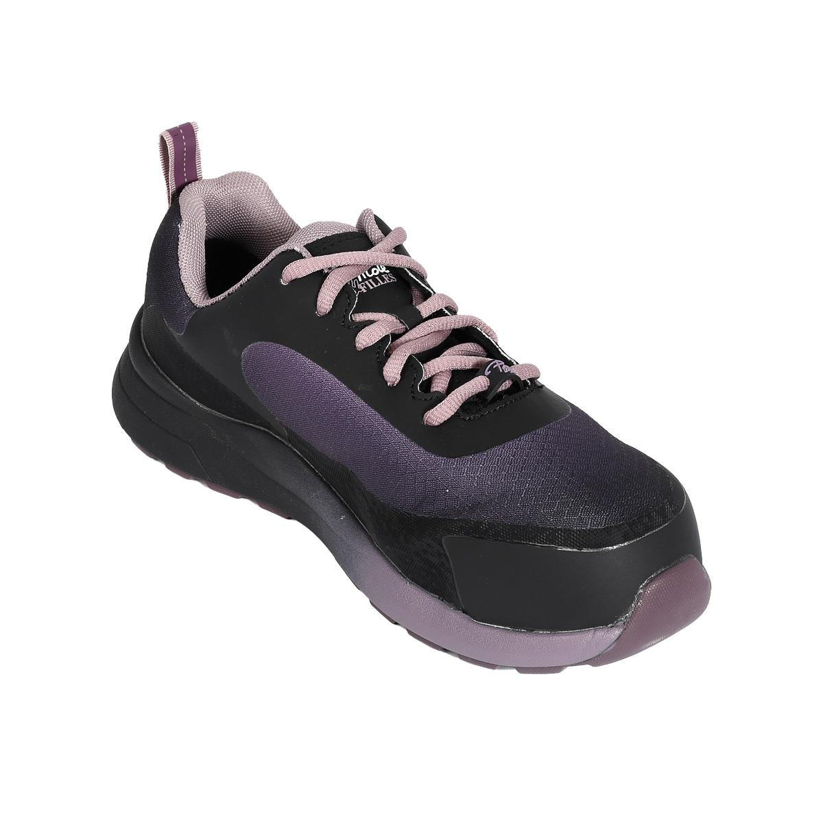 SOULIER PILOTE ET FILLES NOIR ET PRUNE CSA PF6004-69
