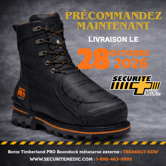 Botte de travail CSA Timberland PRO® Boondock 8 po Métatarse externe TB0A66G7-EDW