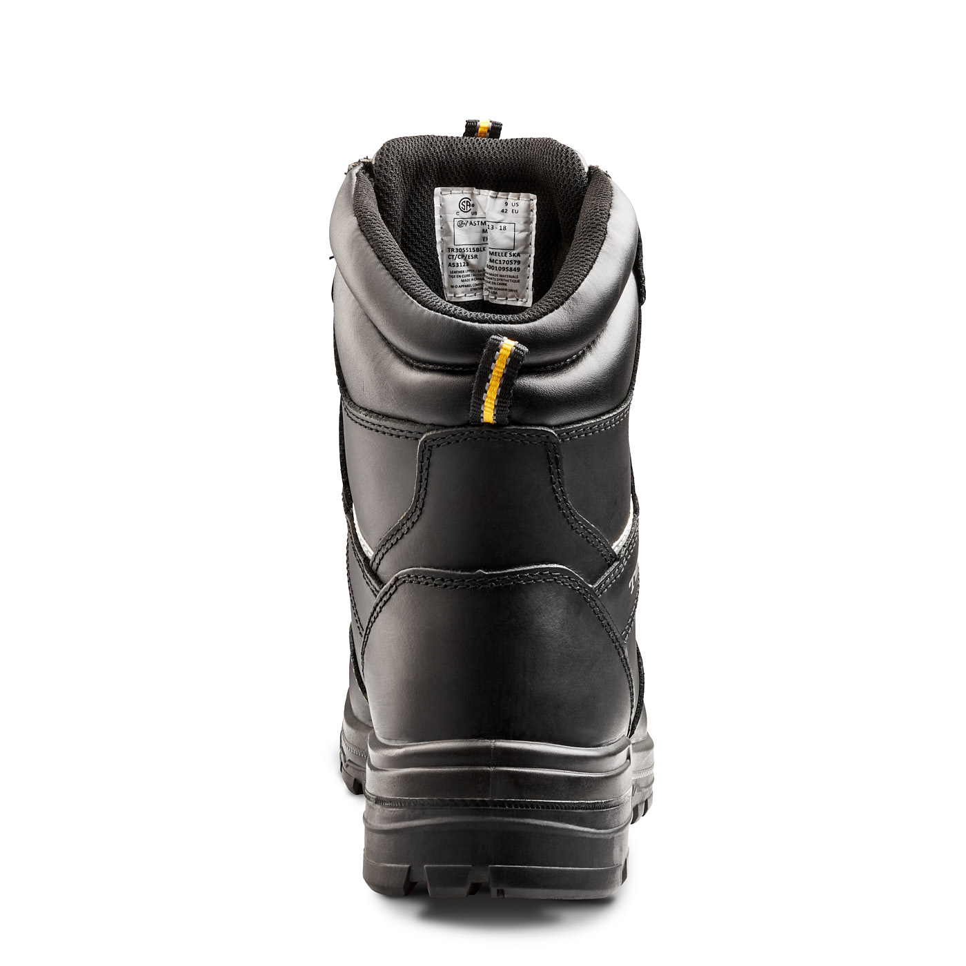 Botte de travail Terra Barricade 8 po | Garde-métatarses externe | Embout composite CSA | Noir #K305