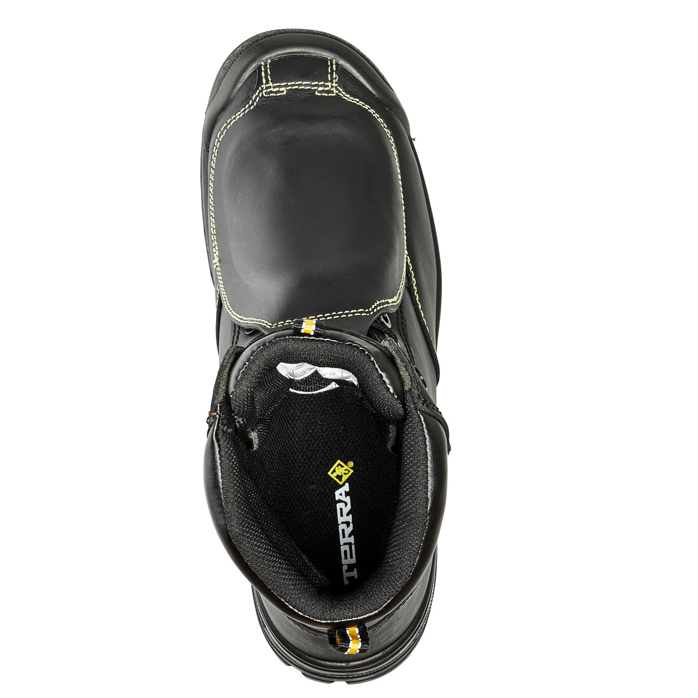 Botte de travail Terra Barricade 8 po | Garde-métatarses externe | Embout composite CSA | Noir #K305